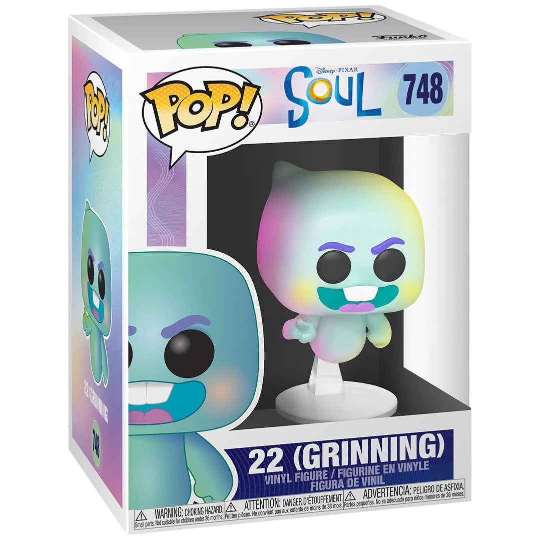 Funko Pop! Disney Pixar Soul 22 (Grinning) Vinyl Figure #748