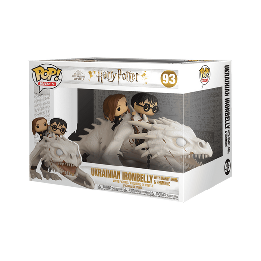 Funko Pop! Rides Harry Potter Gringotts Dragon with Harry, Ron & Hermione