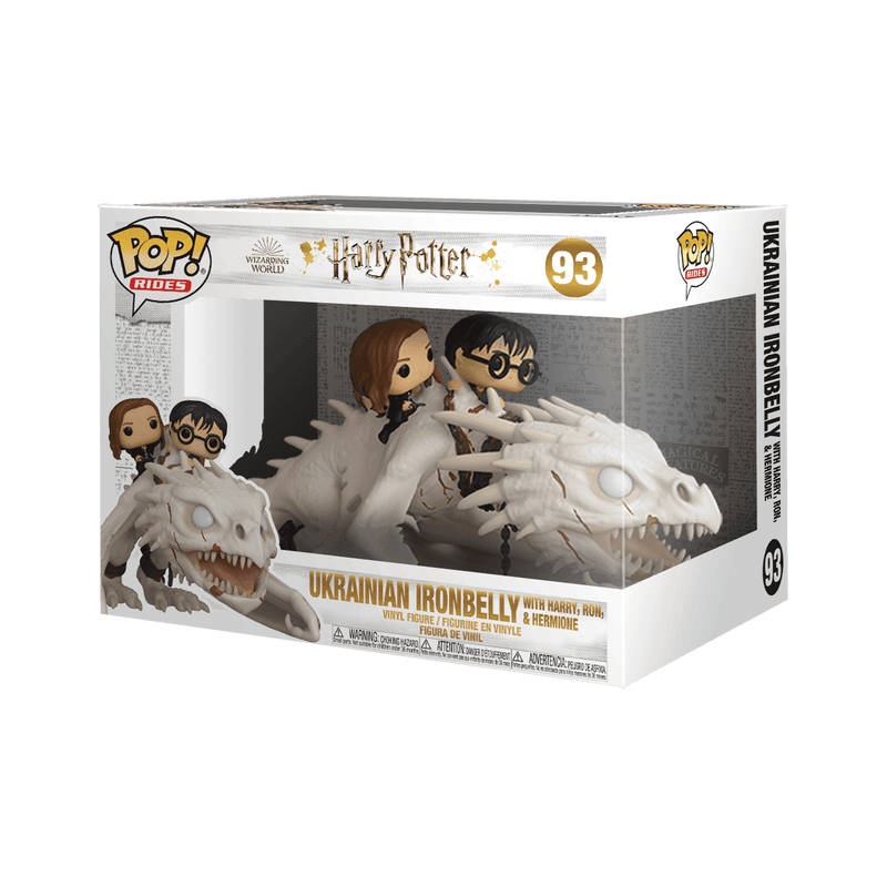 Funko Pop! Rides Harry Potter Gringotts Dragon with Harry, Ron & Hermione