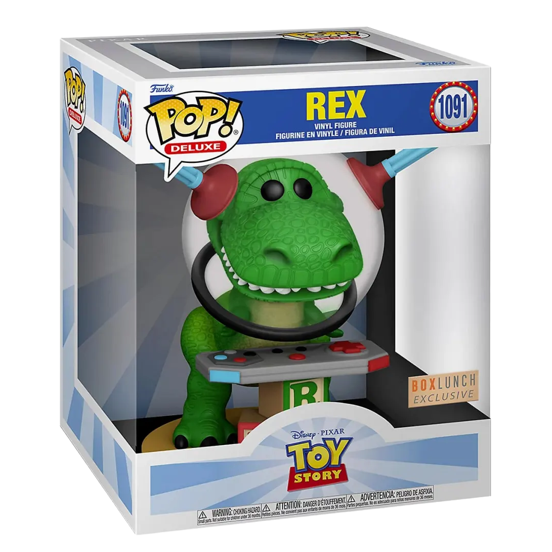 Funko Pop! Deluxe Disney Pixar Toy Story Rex Figure #1091