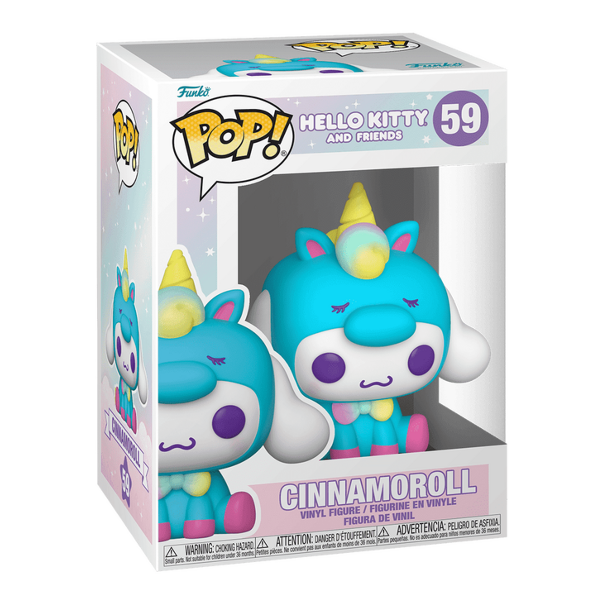 Funko Pop! Sanrio Hello Kitty Cinnamoroll Unicorn Vinyl Figure #59
