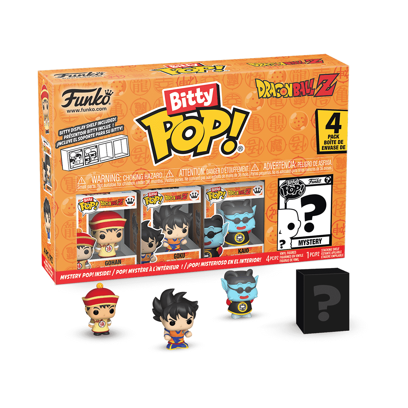 Funko Bitty POP! Dragon Ball Z Gohan 4-Pack Series 1