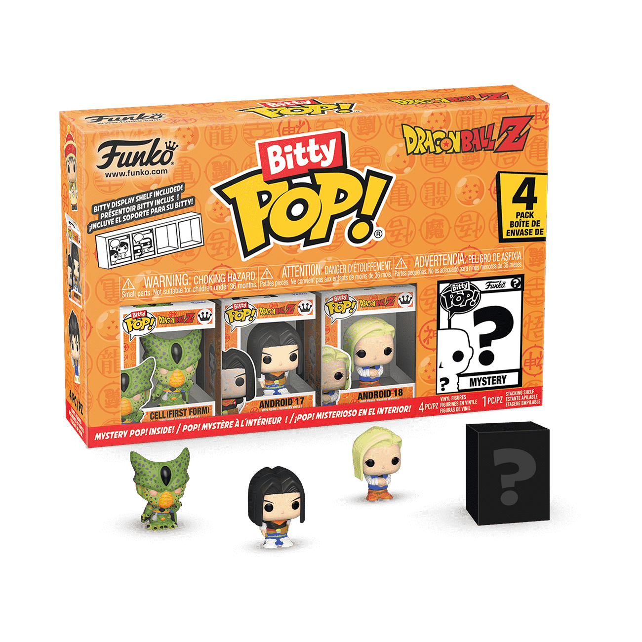 Funko Bitty POP! Dragon Ball Z Cell (First Form) 4-Pack