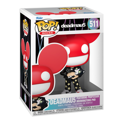 Funko Pop! Rocks deadmau5 Featuring Professor Meowingtons PhD #511