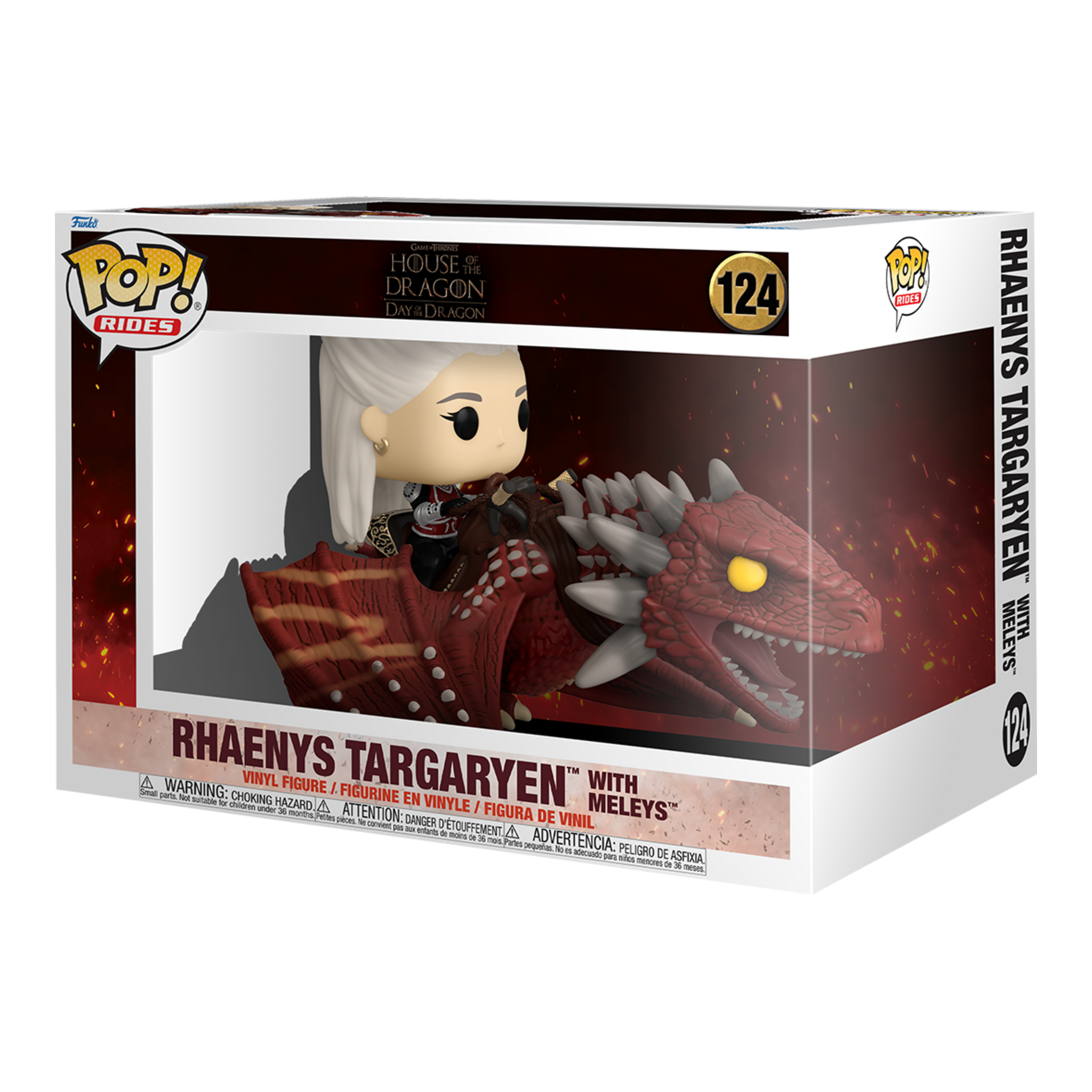 Funko Pop! Rides Deluxe House of the Dragon Rhaenys Targaryen with Meleys #124