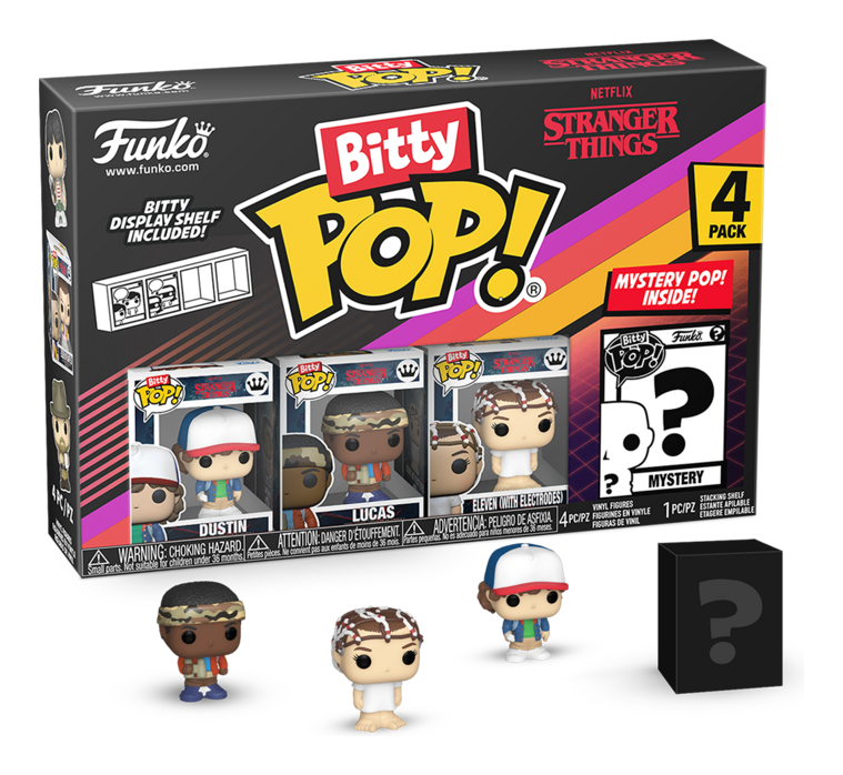 Bitty POP: Stranger Things - Dustin 4 Pack