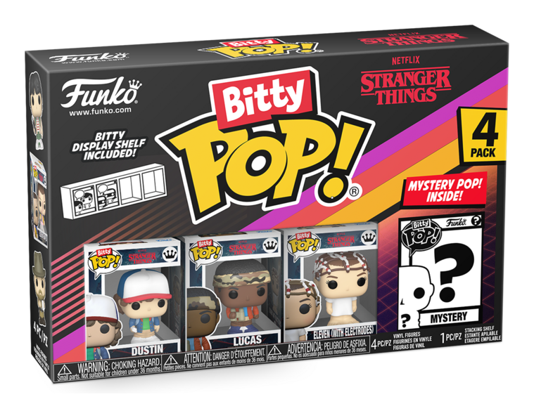 Bitty POP: Stranger Things - Dustin 4 Pack