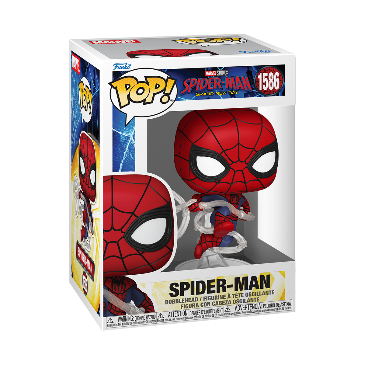 Funko Pop! Marvel Spider-Man Brand New Day Vinyl Bobblehead Figure #1586