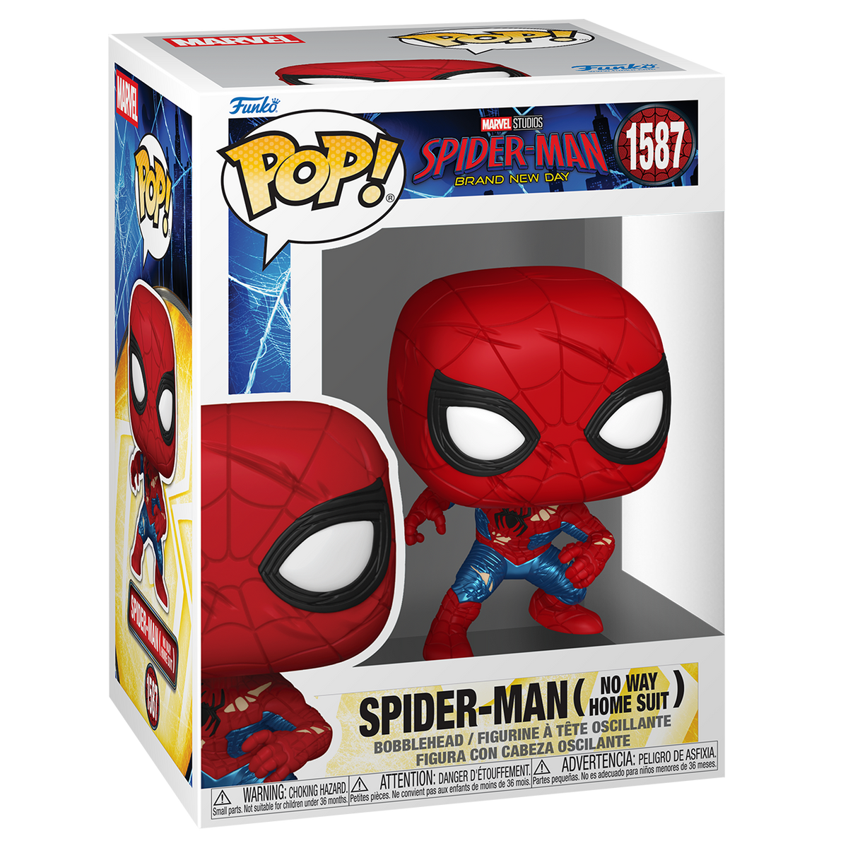 Funko Pop! Marvel Spider-Man No Way Home Suit Brand New Day Vinyl Bobblehead #1587
