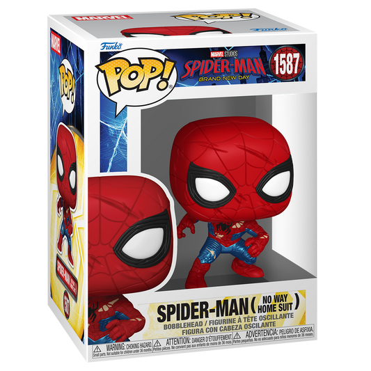 Funko Pop! Marvel Spider-Man No Way Home Suit Brand New Day Vinyl Bobblehead #1587