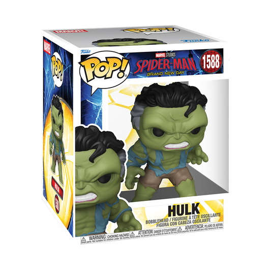 Funko Pop! Super Spider-Man: Brand New Day Hulk 6-Inch Vinyl Bobblehead
