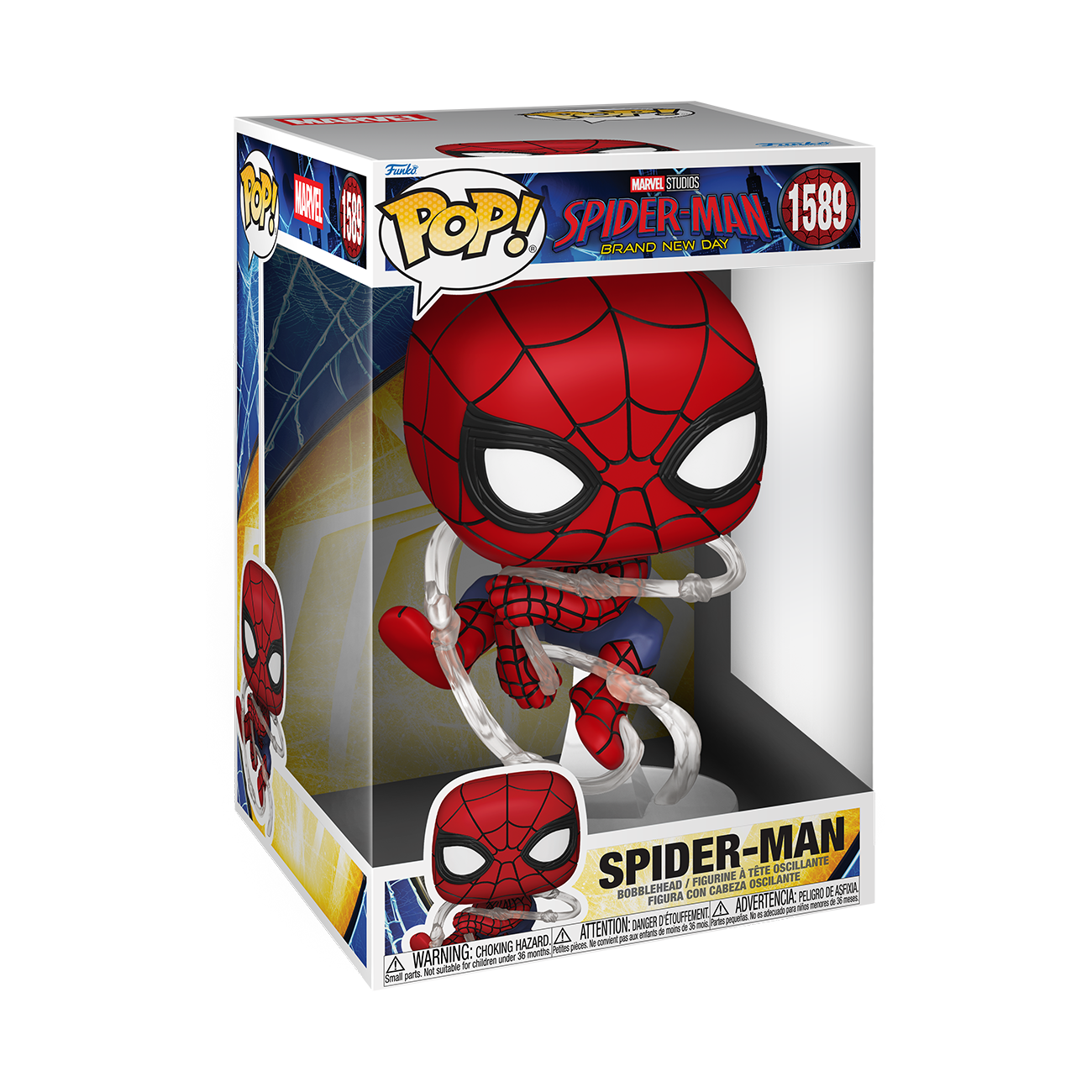 Funko Pop! Marvel Spider-Man Brand New Day Jumbo 10-Inch Vinyl Figure