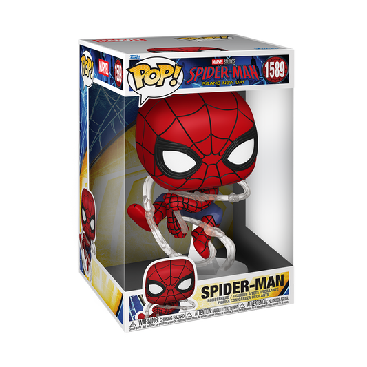 Funko Pop! Marvel Spider-Man Brand New Day Jumbo 10-Inch Vinyl Figure