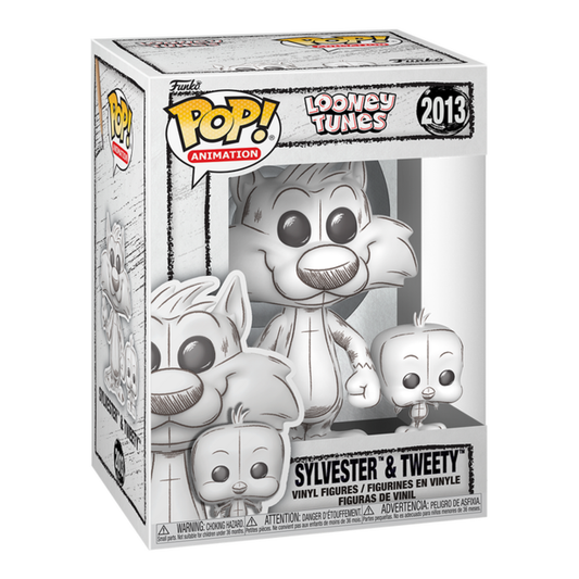 Funko Pop! & Buddy Looney Tunes Sylvester & Tweety Sketched Deco