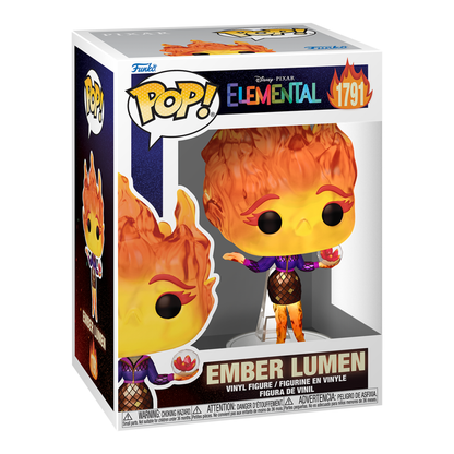Funko Pop! Vinyl Disney Pixar Elemental Ember Lumen with Vivisteria Flower #1791