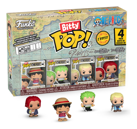 Funko Bitty POP! One Piece Luffy 4-Pack Vinyl Figures