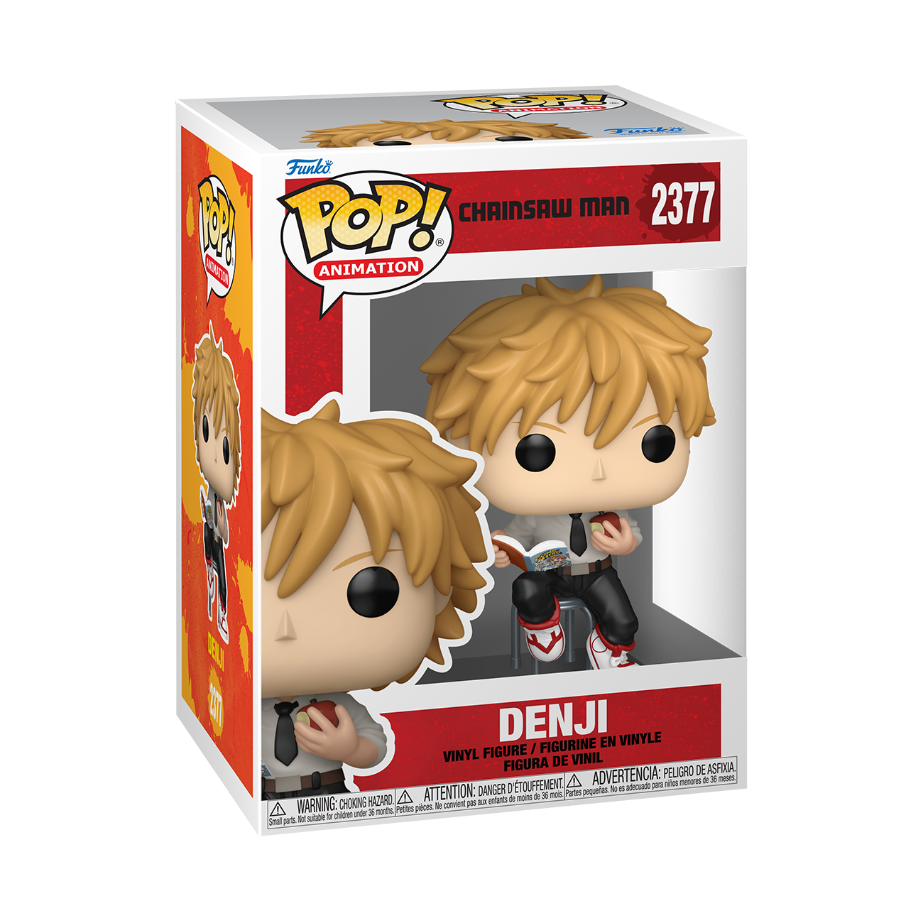 Funko Pop! Animation Chainsaw Man Denji (Reading) Vinyl Figure #2377