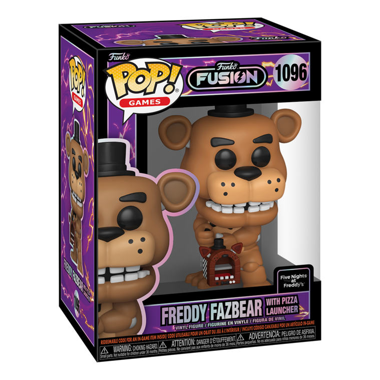 Funko Pop! Games Funko Fusion Freddy Fazbear with Pizza Launcher #1096 – Chase Assortment