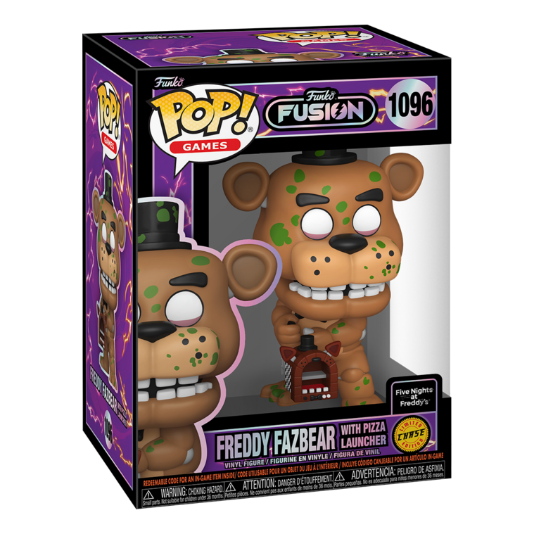Funko Pop! Games Funko Fusion Freddy Fazbear with Pizza Launcher #1096 – Chase Assortment