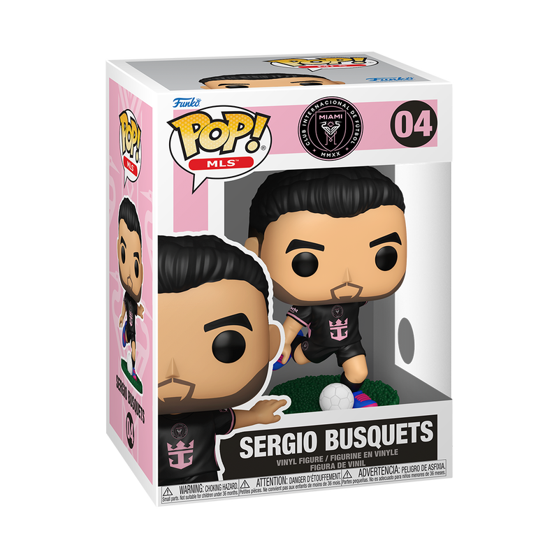 Funko Pop! Vinyl - Inter Miami - Sergio Busquets Away
