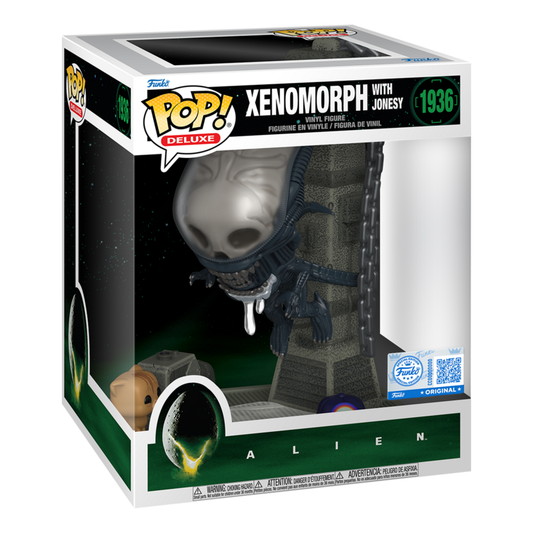 Funko Pop! Deluxe Alien Xenomorph with Jonesy Hovering Vinyl Figure #1936