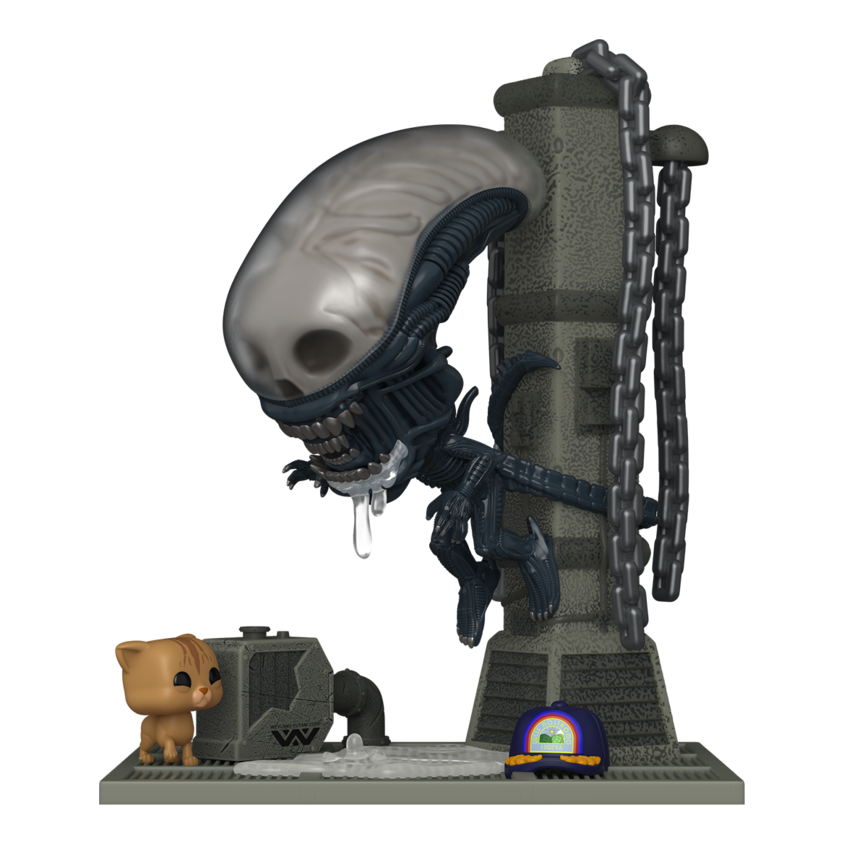 Funko Pop! Deluxe Alien Xenomorph with Jonesy Hovering Vinyl Figure #1936