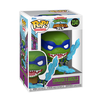 Funko Pop! Animation Teenage Mutant Ninja Turtles x Godzilla Leonardo x Godzilla Vinyl Figure