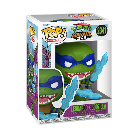 Funko Pop! Animation Teenage Mutant Ninja Turtles x Godzilla Leonardo x Godzilla Vinyl Figure