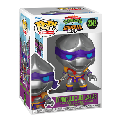Funko Pop! Animation Teenage Mutant Ninja Turtles x Godzilla Donatello x Jet Jaguar #2342