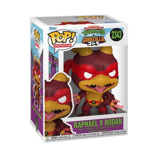 Funko Pop! Animation Teenage Mutant Ninja Turtles x Godzilla Raphael x Rodan #2343