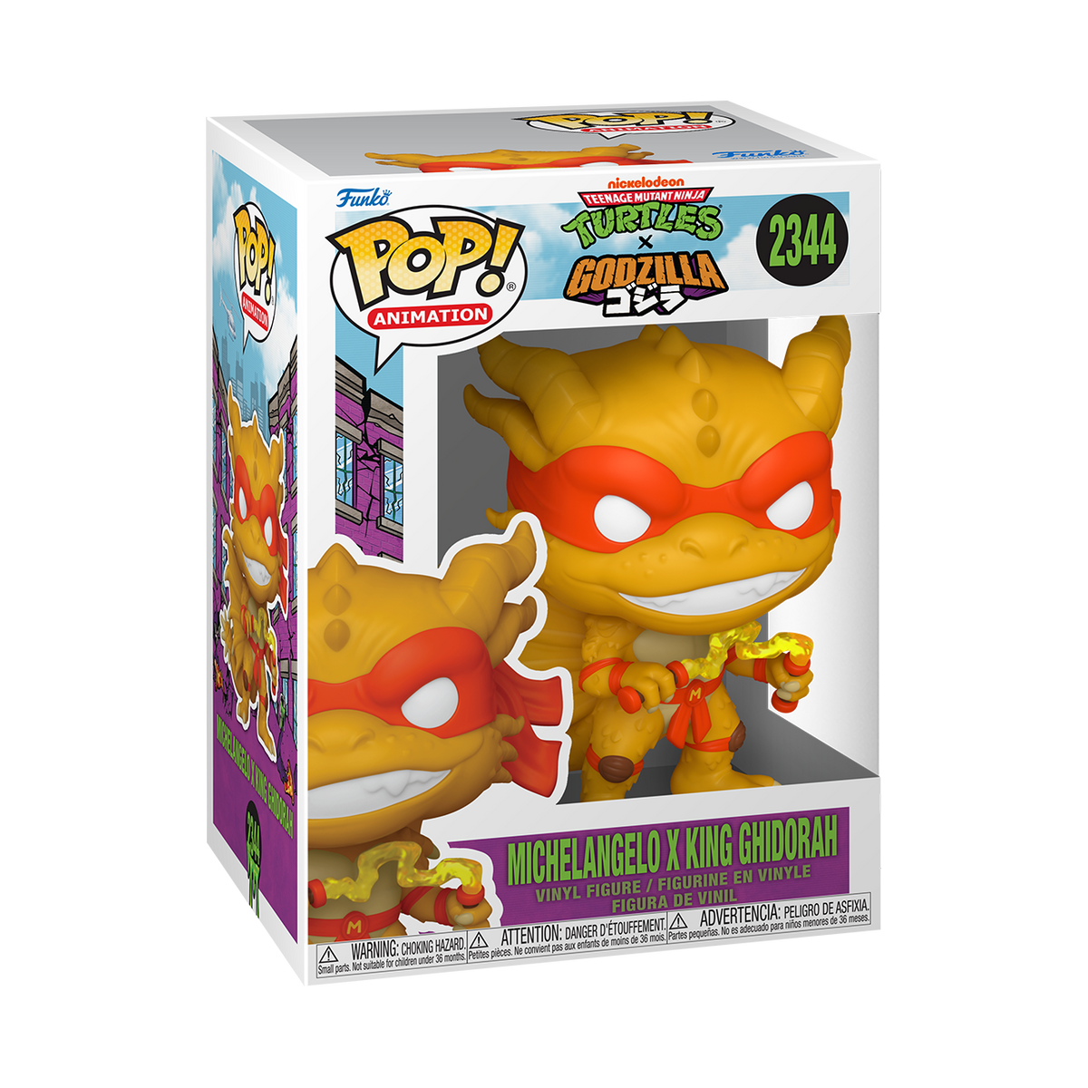 Funko Pop! Animation Michelangelo x King Ghidorah Vinyl Figure #2344