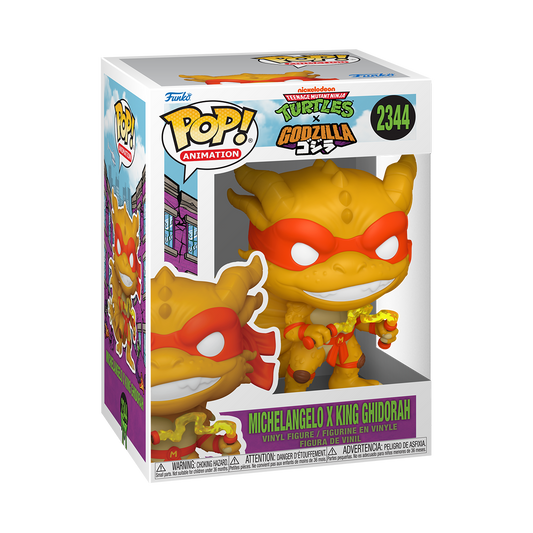 Funko Pop! Animation Michelangelo x King Ghidorah Vinyl Figure #2344