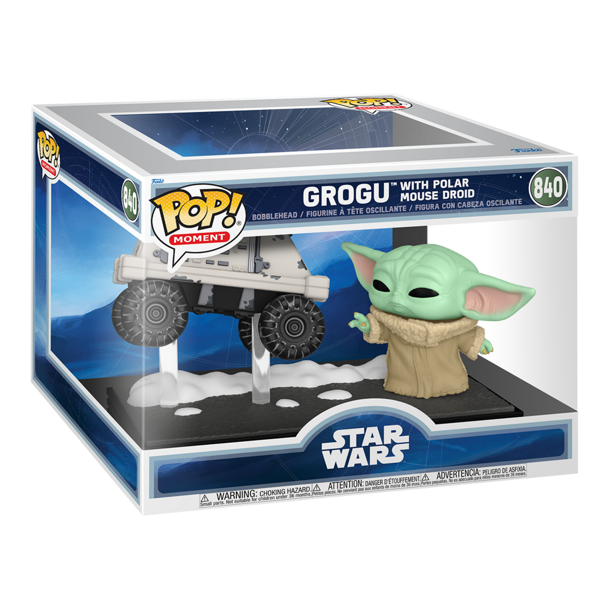 Funko Pop! Moment Star Wars Grogu with Polar Mouse Droid
