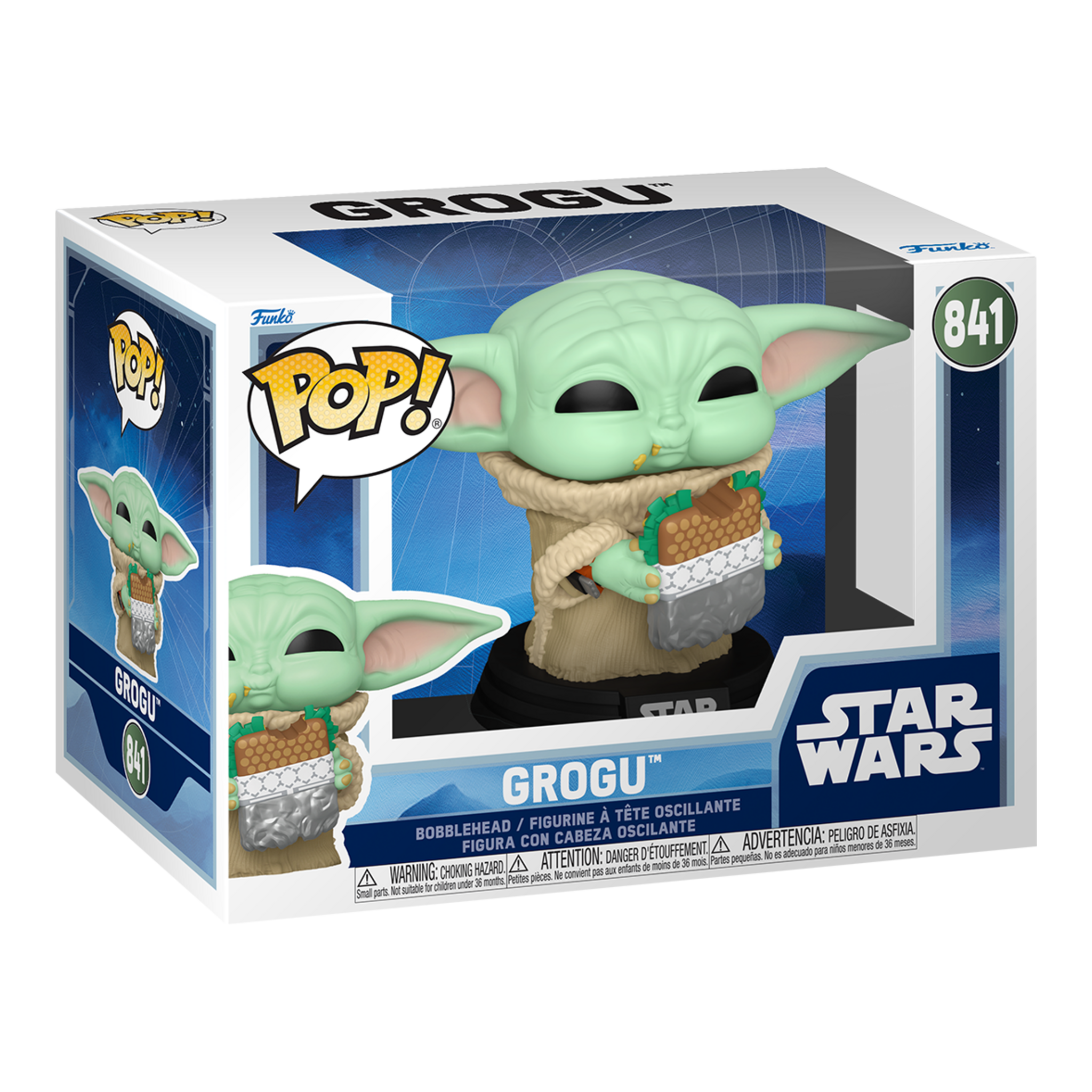 Funko Pop! Star Wars The Mandalorian & Grogu Grogu with Food #841