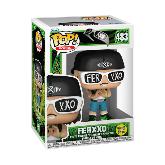 Funko Pop! Rocks Ferxxo Glow-in-the-Dark Vinyl Figure #483