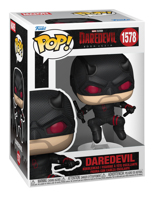 Funko Pop! Marvel Daredevil Black Suit Born Again Vinyl Bobblehead 1578