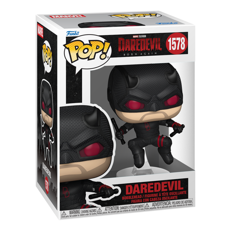 Funko Pop! Marvel Daredevil Black Suit Born Again Vinyl Bobblehead 1578