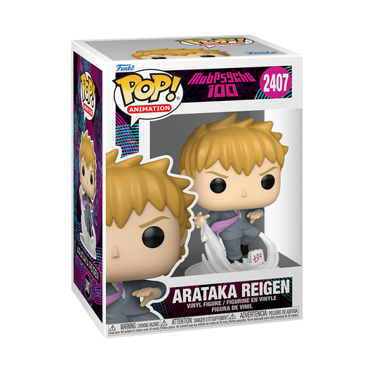 Funko Pop! Animation Mob Psycho 100 Arataka Reigen #2407 Vinyl Figure