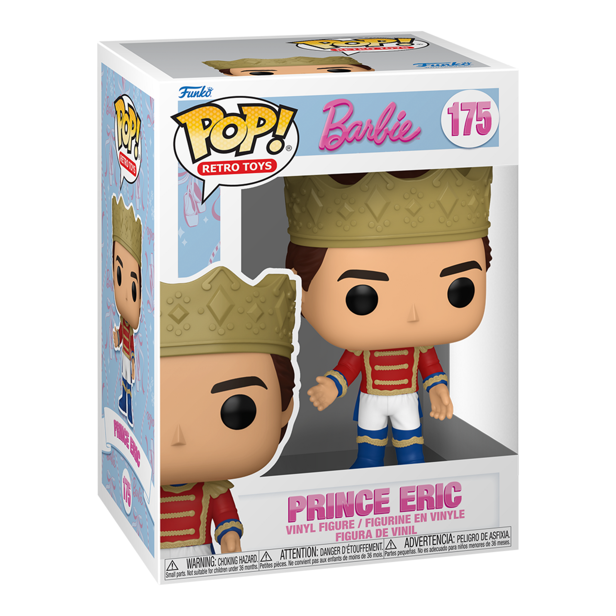 Funko Pop! Barbie in the Nutcracker Prince Eric Vinyl Figure #175 with Chance of Chase