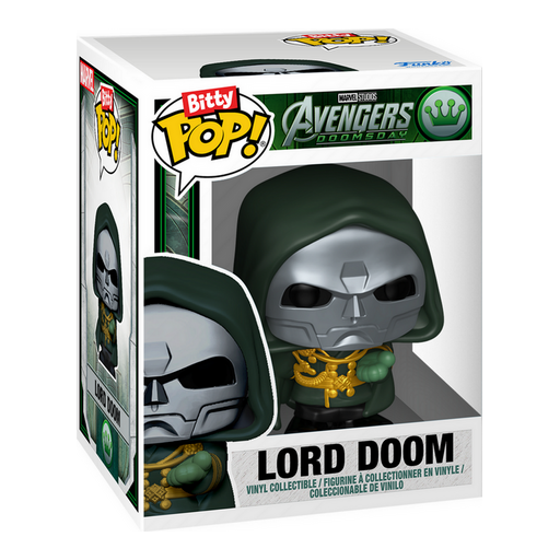 Funko Pop! Vinyl Funko Bitty Pop! Town Marvel Avengers: Doomsday Lord Doom with Doomstadt Tower