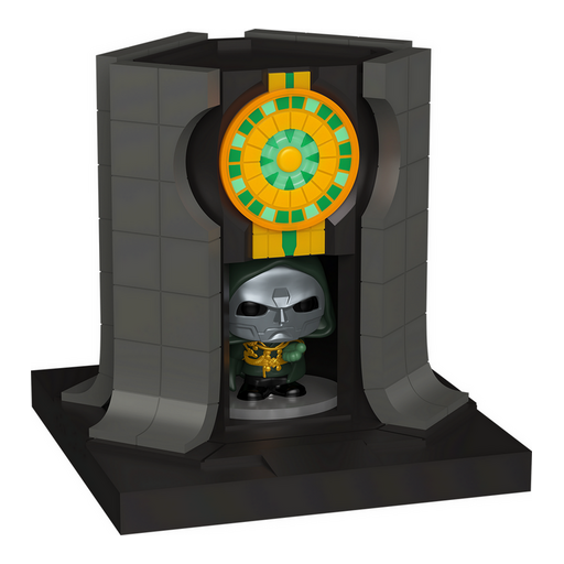 Funko Pop! Vinyl Funko Bitty Pop! Town Marvel Avengers: Doomsday Lord Doom with Doomstadt Tower