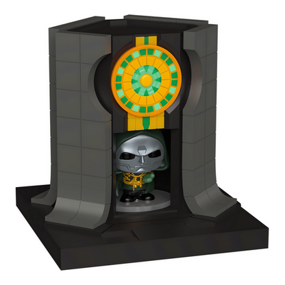 Funko Pop! Vinyl Funko Bitty Pop! Town Marvel Avengers: Doomsday Lord Doom with Doomstadt Tower