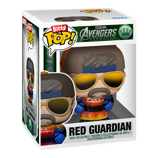 Funko Pop! Vinyl Funko Bitty Pop! Town Marvel Avengers: Doomsday Red Guardian and Avengers Tower