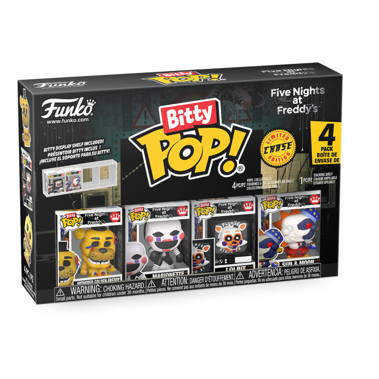 Funko Bitty Pop! Five Nights at Freddy’s Withered Golden Freddy 4-Pack