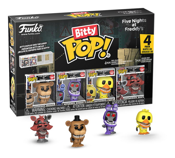 Funko Bitty POP! Five Nights at Freddy’s Withered 4-Pack Series 6