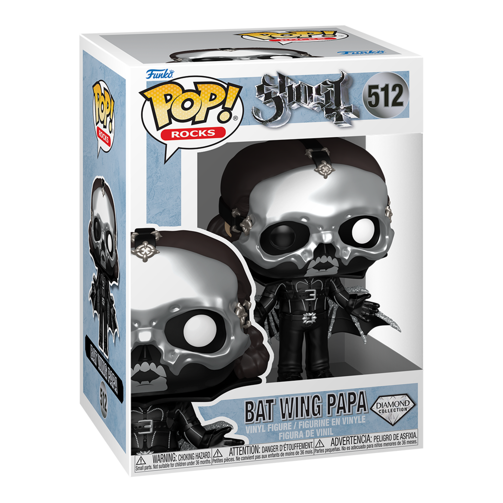 Funko Pop! Rocks Ghost Glam Dracula Diamond Glitter Vinyl Figure #512