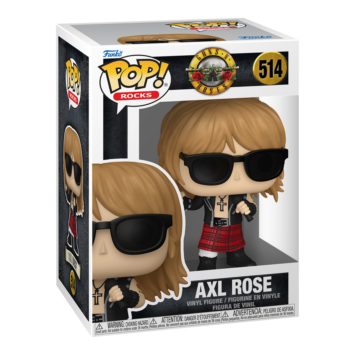 Funko Pop! Vinyl Rocks Guns N' Roses Axl Rose (Live and Let Die) Vinyl Figure #514