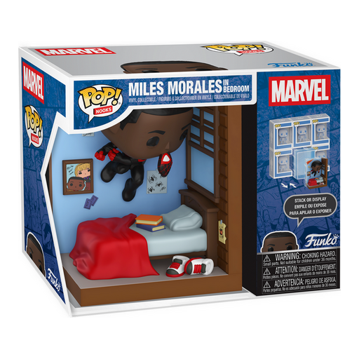 Funko Pop! Vinyl Nooks Marvel Miles Morales in Bedroom