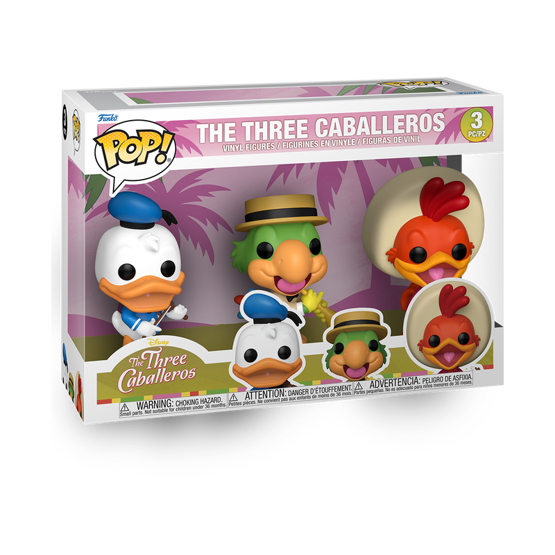 Funko Pop! Vinyl Disney The Three Caballeros Vinyl Figure 3 Pack