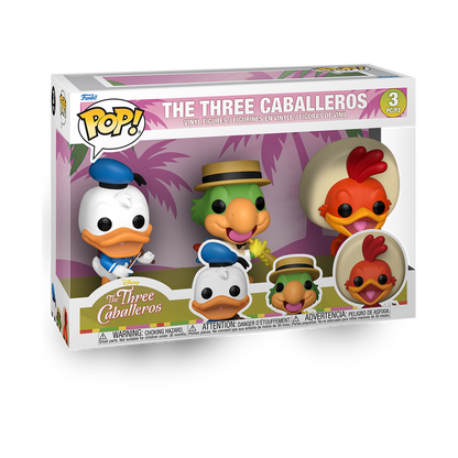 Funko Pop! Vinyl Disney The Three Caballeros Vinyl Figure 3 Pack